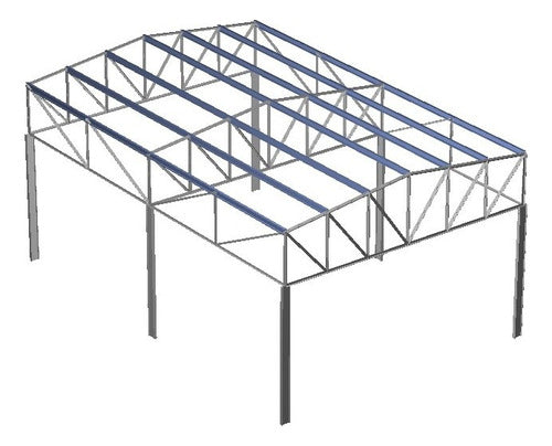 Cálculo Estructuras Metálicas - Nave Industrial - Tinglado 0