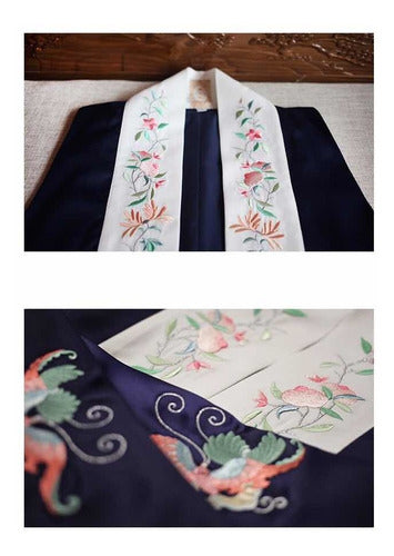 Hanfu Original Silk Vest with Imported Embroidery 5