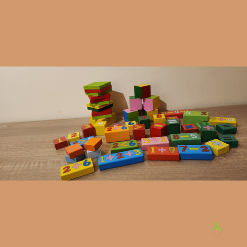 Semillita.uy Geometric Wooden Blocks (53) - Assorted Shapes 6