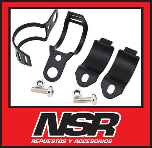 NSR Soportes Faros Giros Guiños Scrambler Brat Style Choper 7