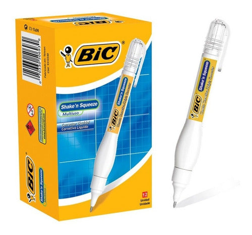 BIC Liquid Corrector Shake Pencil 8 Ml Pack of 3 Units 4