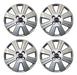 Retov Universal 15-Inch Silver Grey Wheel Cover Set of 4 0