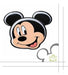 Disney Store Minnie or Mickey 3-Section Plate 2