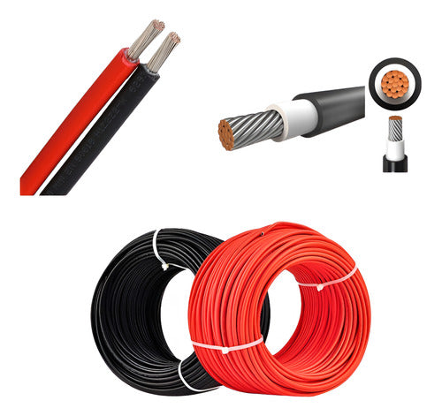 Amphenol Solar Cable 6mm, 5 Meters Red and Black 1