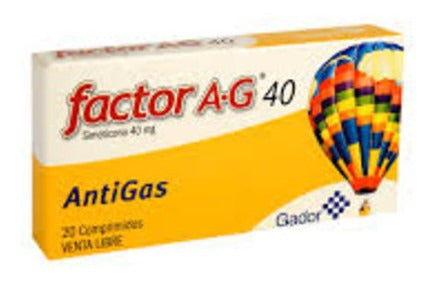 Factor A G® 40mg X 20 Comp. (Simeticona) | Antiflatulento 0