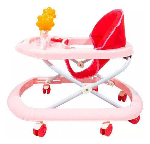 Disney Baby Walker Mickey & Minnie Musical Folding Play Tray Lightweight 14kg Capacity 31