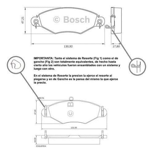 Corven Discos Freno Del + Pastillas 206 1.9 2004 2005 2006 2007 3