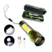 Tactical LED Military Rechargeable Zoom USB Flashlight CR-Q7 10