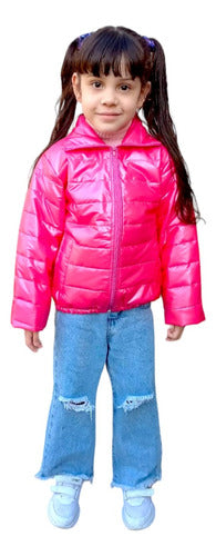 Bianca Sheli Inflatable Metallic Jacket for Girls 2840 1