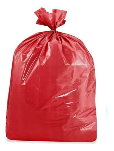 Indo-Plastic Red Pathological Waste Bags 45x60cm 30mic X100 Units 0