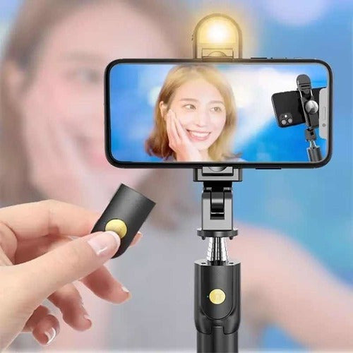 Bastão Tripé De Selfie Led Bluetooth Retrátil Para Celular 3