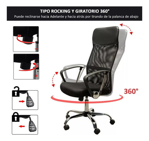 Meimporto Executive High Back Office Chair 7