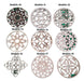 Set of 10 40cm Fibrofacil Mandala Art Pieces 1