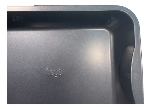 Tego Deep Baking Pan 39.5 Non-Stick Carbon Steel Black 3