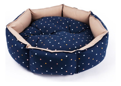Lumière PetShop Cozy Bed for Pets with Printed Design - Cucha Camita Cuna Moises Para Mascotas Gato Y Perro