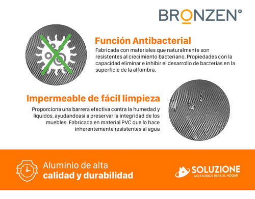 Alfombra Protectora Antideslizante Antibacterial  P/  Mueble 6