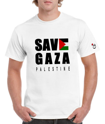 Palestine Save Gaza Premium Cotton T-shirt by Habibis 3