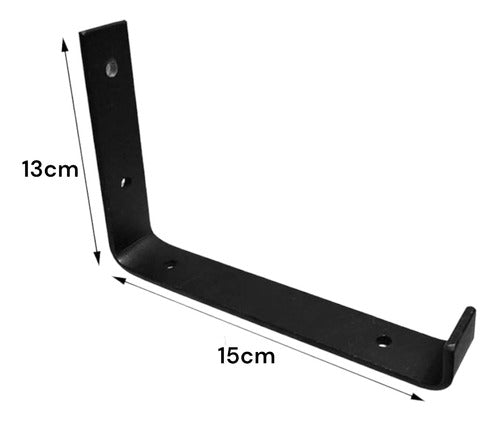 Mensula Para Estante X 2 20cm 1