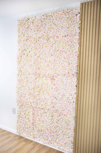 Artificial Flower Panel Vertical Garden Wall Dense Floral 60x40 19