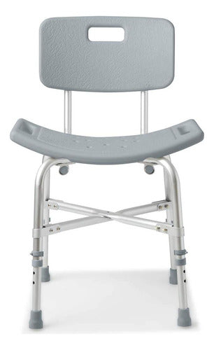 Medline Shower Chair Banco De Baño Con Respaldo, Para Baños 0