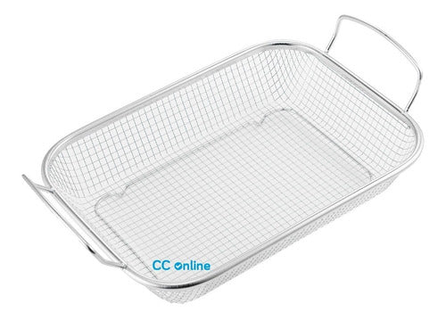 Nonfork® Large Tray Basket with Stainless Steel Handles 0