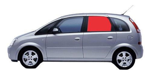 Left Rear Door Glass Chevrolet Meriva 0