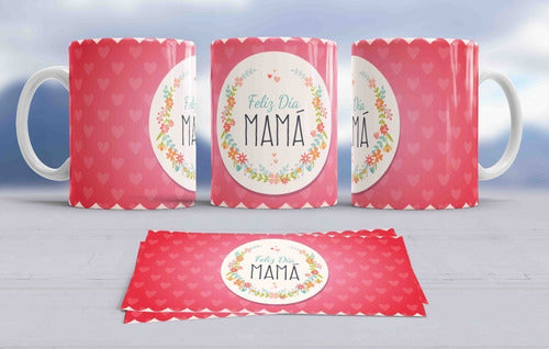 Diseños Plantillas Para Tazas Día De La Madre Sublimación M2 3