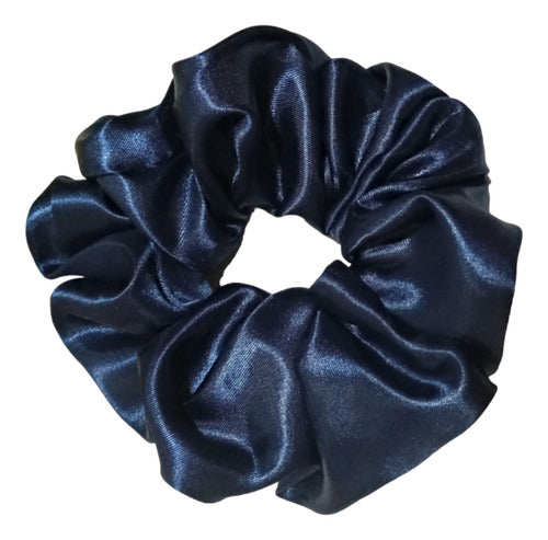 Luxe Satin Solid Color Scrunchies 1