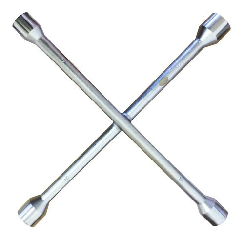 Cross Wrench 4 Sockets (17x19, 21x23) - 450mm - 0