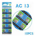 TMI AG13 LR44 357A Blister of 10 Batteries 0