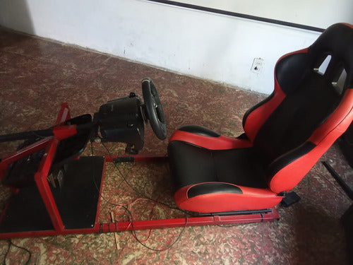 Simulador Carreras Soporte Butaca Y Volante Logitech G920 6