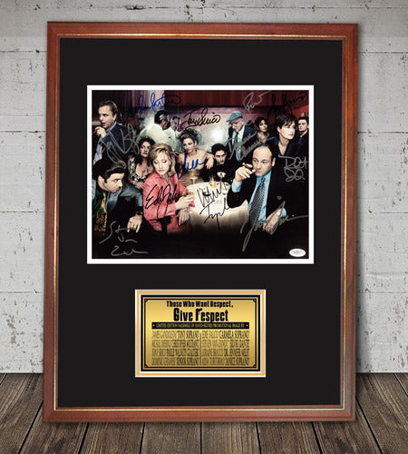 Cafoot The Sopranos Signed Photo Display Case 0