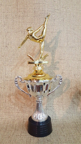 Copa Plástica Con Asas Danza Danzas Trofeo 30cm 2