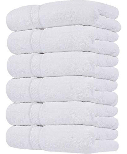 Utopia Premium White Hand Towels - 100% Cotton 0