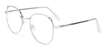 BV Silver Cat Eye Blue Light Blocking Glasses 0