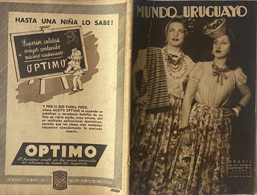 Mundo Uruguayo N° 1223 Santa Lucía 1942 Mu4 0