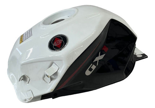 Tanque De Nafta Original Gilera Gx1 Blanco Con Negro Outlet 0