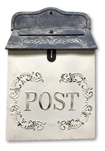 The Nifty Nook I Vintage Style Post Box I Nostalgic Charm Home Decor 0