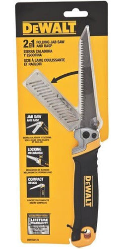 DeWalt DWHT20123 Combo De Sierra De Jab Plegable / Hoja Rasp 1