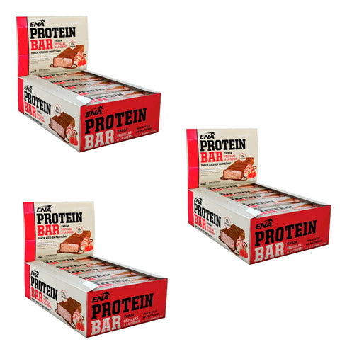 ENA Sport Combo X3 Snack Ena Protein Bar Varios Sabores Caja 16 Unid 0