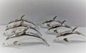 Silver Plate X6 Dolphin Table Card Holders 2