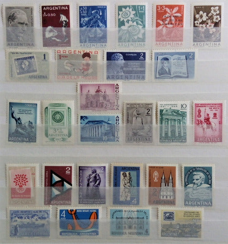 Argentina, Lot of 50 Different New Commemorative Stamps L15472 1