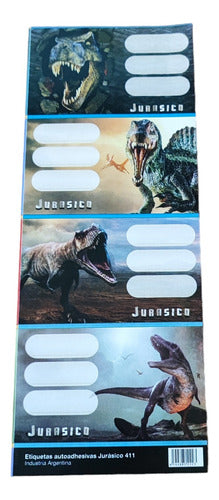 Maucci Dinosaur Wrapping Paper with Labels 1