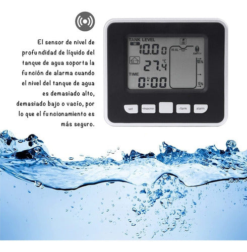 Ultrasonic Liquid Water Tank Level Meter Sensor 4