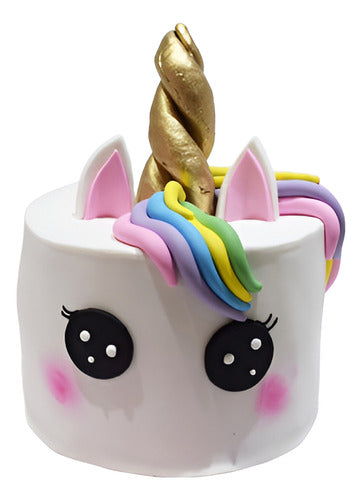 SS GOURMET Torta Unicornio Personalizada Tematica - Doble Altura 40p 0