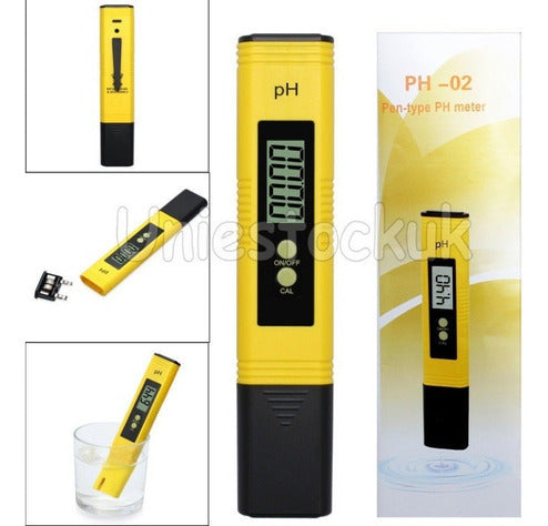 Timber Digital Ph Meter Tester Lcd Pocket Pen-type For Calibration 1