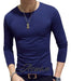 Thermal T-Shirt Asuan Men Blue Round Neck Cotton 0