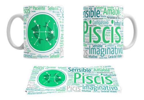 Pim Pum Pam Zodiac Sign Mug Pisces 0