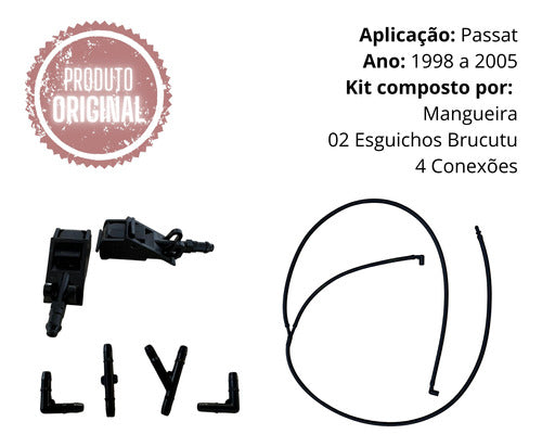 Kit Brucutu Mangueira Limpador Parabrisa Saveiro G7 2020 3