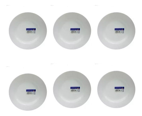 Luminarc Set of 6 Dessert Plates 18cm Diameter Zelie 0